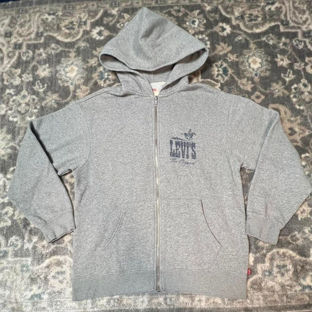 Levi-s Men's Grey Hoodie